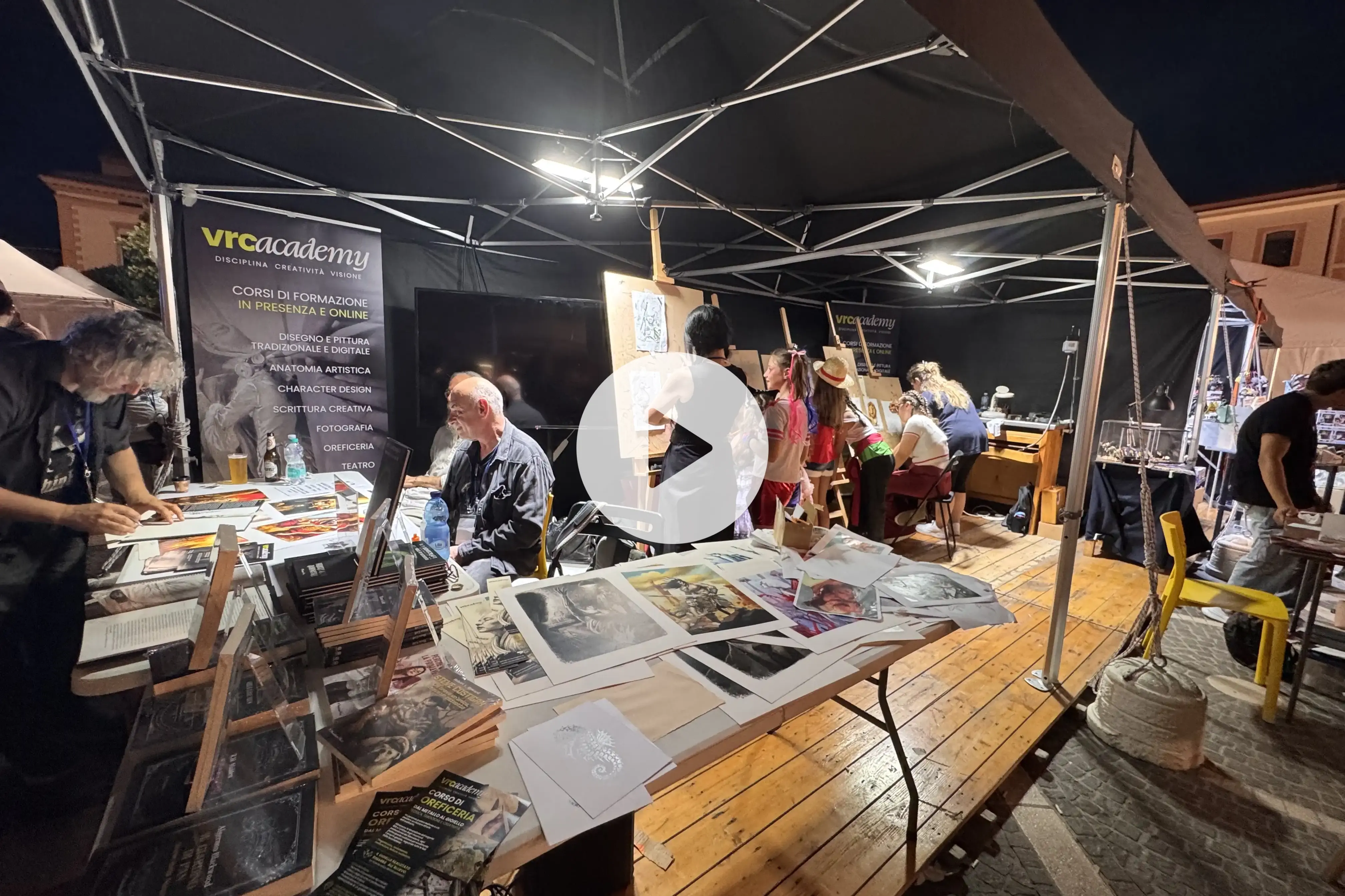 La VRC Academy al Termoli Comics: un anno di crescita, creatività e percorsi formativi
