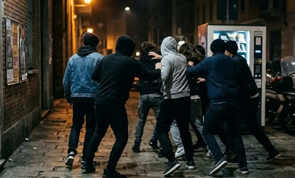 Notte brava in paese: rissa a mani nude fuori da un locale, almeno un ferito