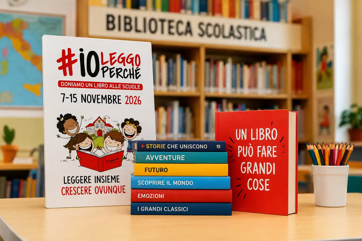 Più libri nelle scuole del Molise: la svolta di #ioleggoperché 2026