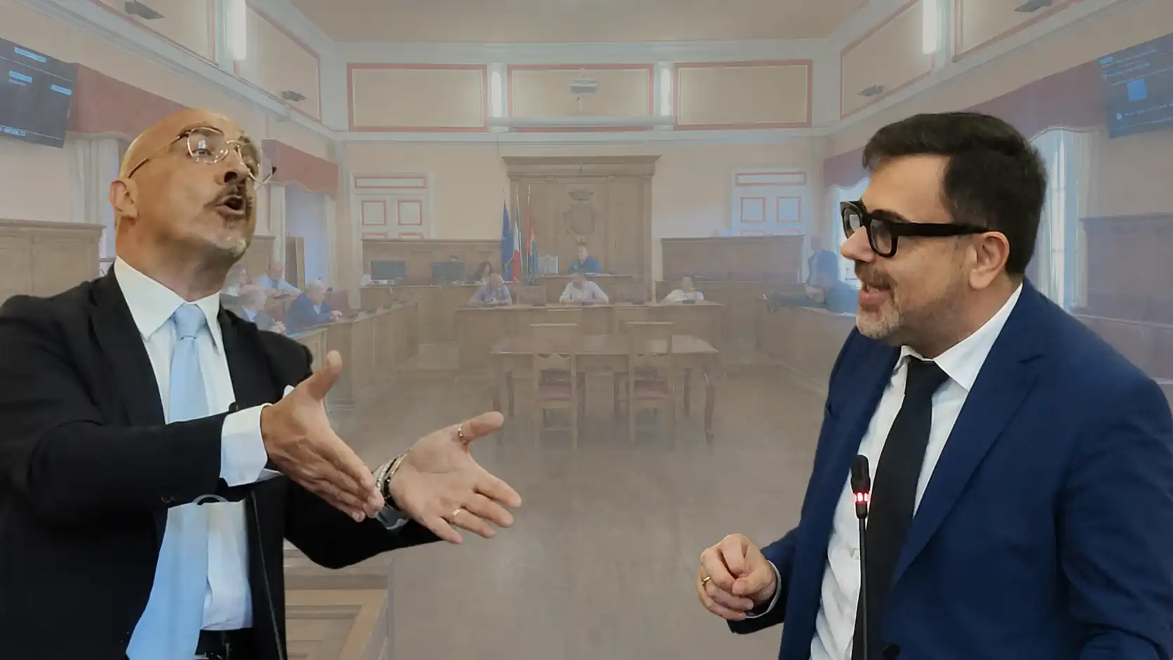 Campobasso, caos in consiglio comunale: alta tensione nel centrodestra