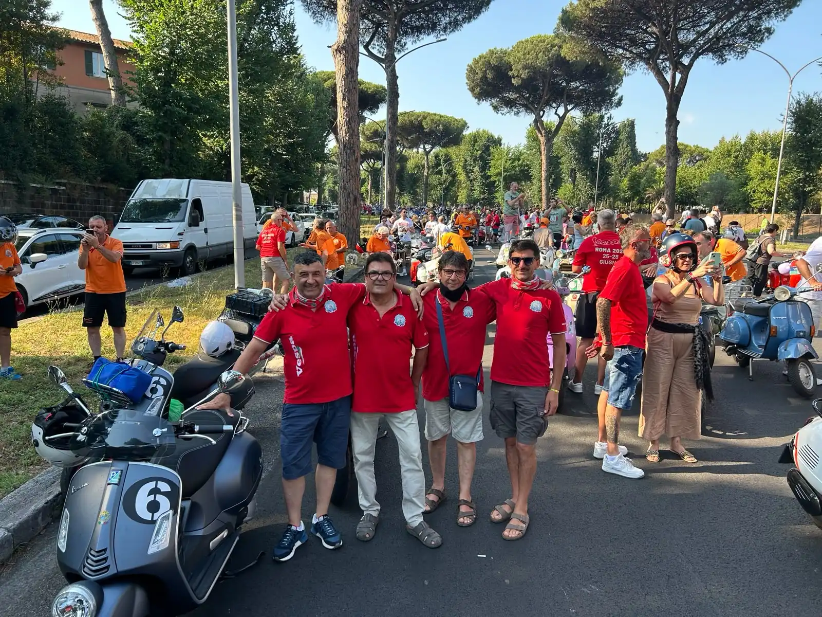 Vespa World Days: il Club di Riccia sfila a Roma per celebrare gli 80 anni del mito