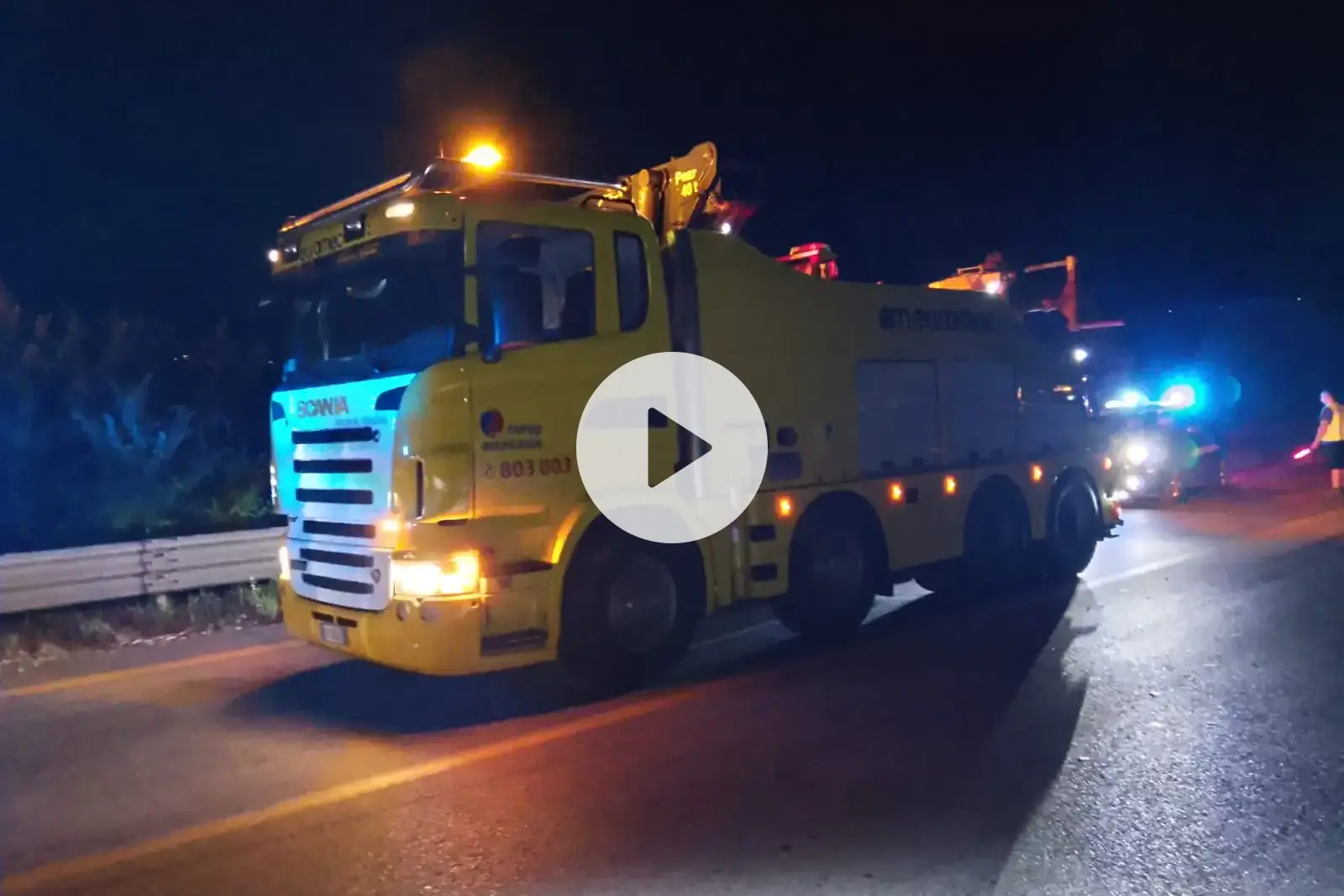 Incidente sulla Trignina a Trivento: lastre di cemento scivolano e danneggiano Tir