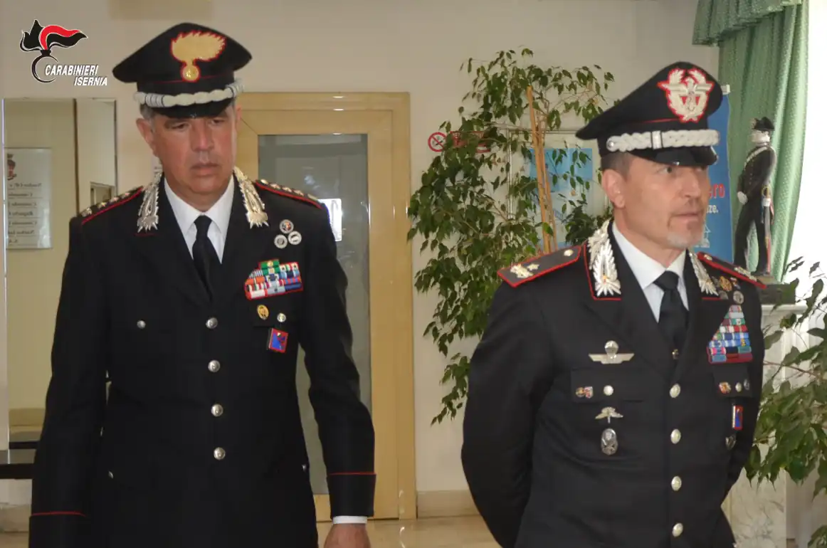 Isernia, Il Generale Feroce in visita al Comando Provinciale dei Carabinieri