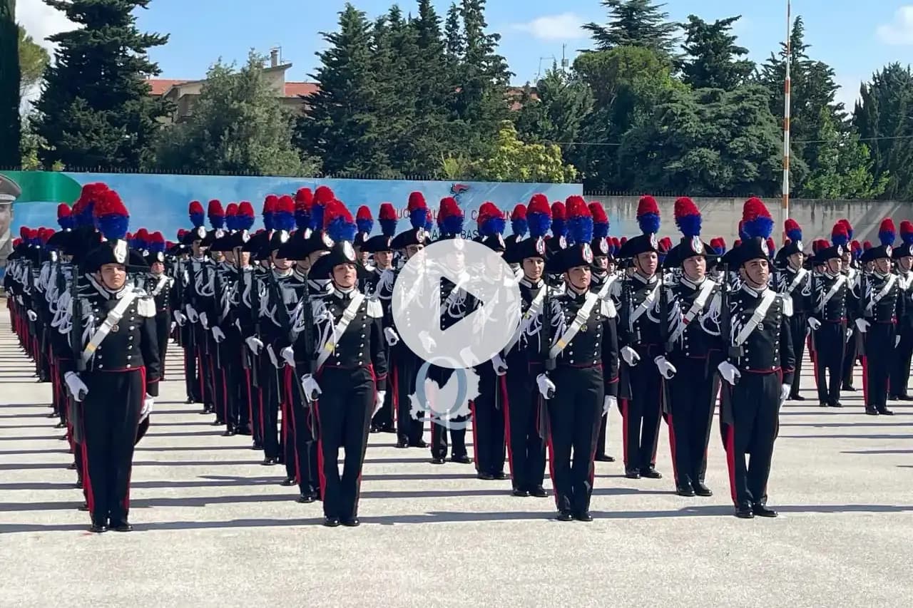 Campobasso, il giuramento solenne dei 519 allievi carabinieri: "Vicini alle comunità"