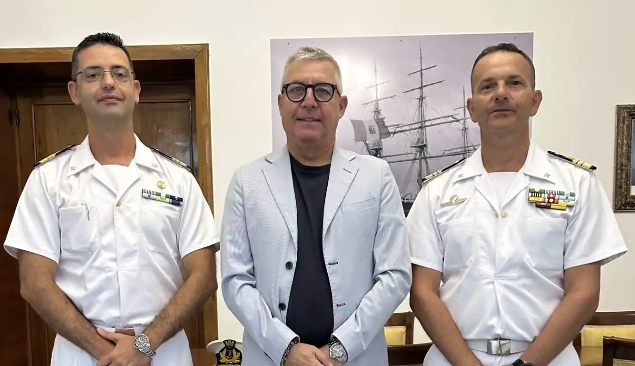 Cambio al vertice della Capitaneria: Panico e Strusi ricevuti dal sindaco Balice