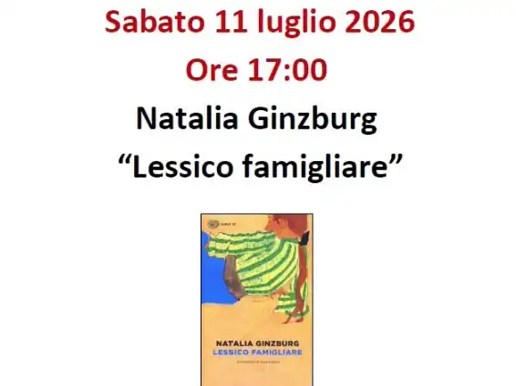 Lessico famigliare" protagonista del gruppo di lettura alla Libreria Fahrenheit