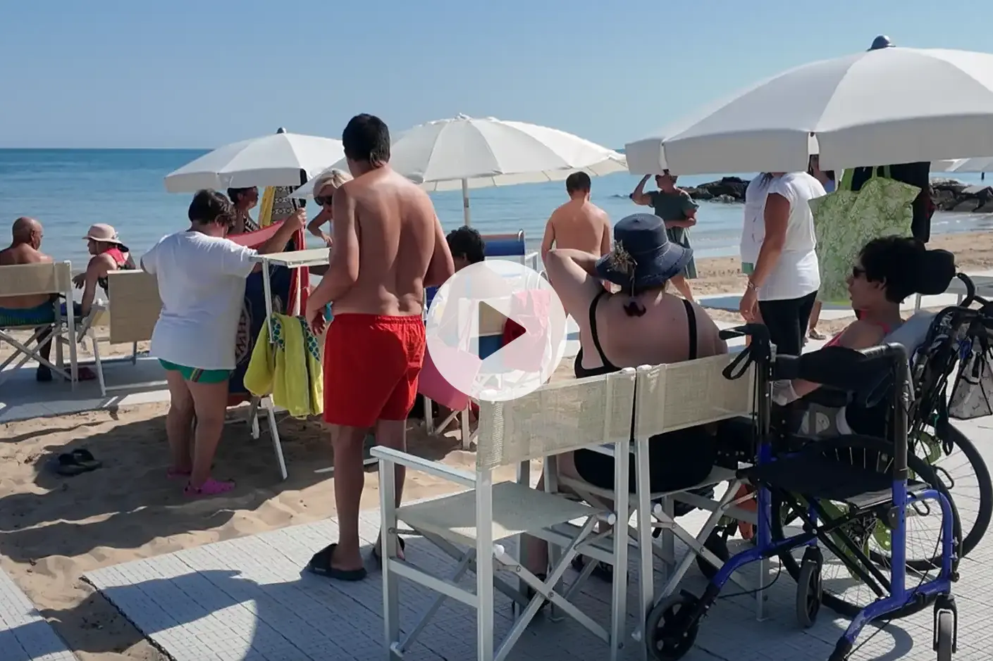 Termoli, apre Spiaggia Abile: un mare davvero senza barriere per tutti