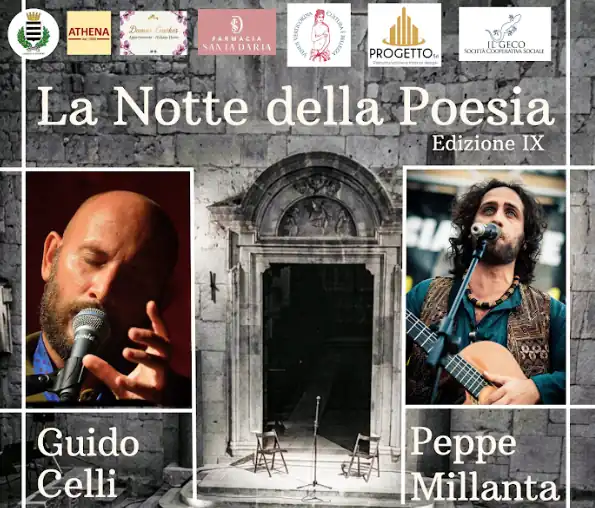 A Venafro torna “La Notte della Poesia”: ospiti Guido Celli e Peppe Millanta