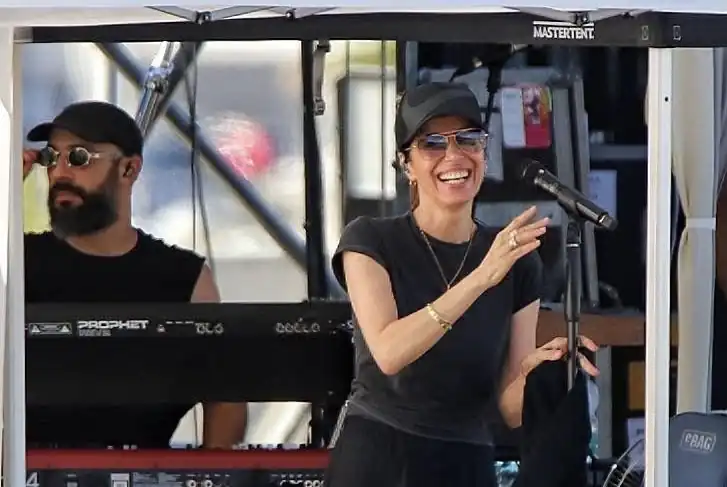 Giorgia è già a Termoli: prove all’Arena del Mare per la data zero del tour
