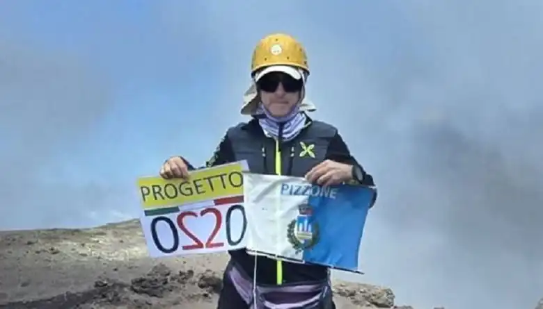 Alpinismo, il molisano Antonio Rossi conquista la Bocca Nuova 2 dell'Etna a 3.350 metri
