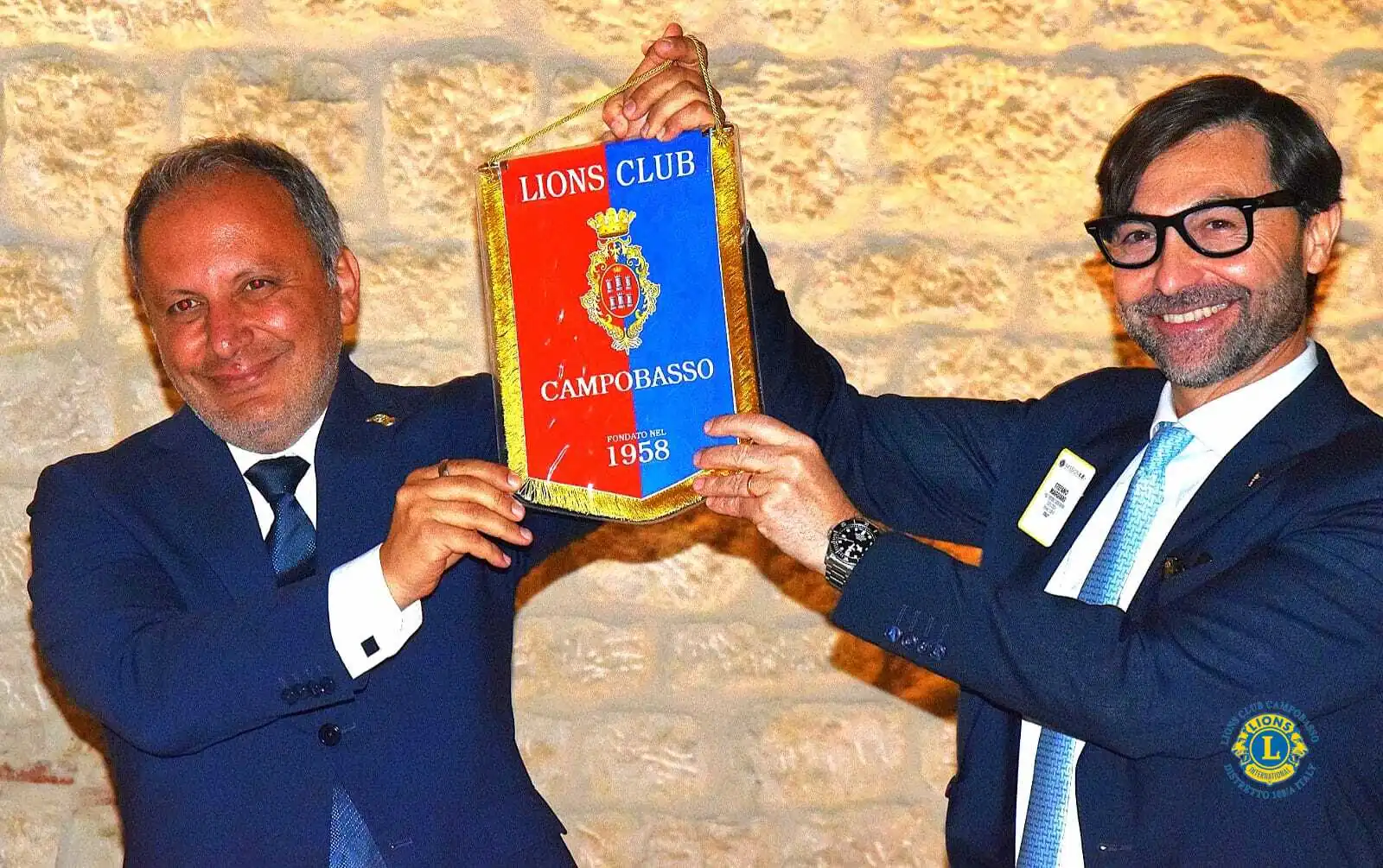Al Castello Monforte il passaggio delle cariche di Lions e Leo Club Campobasso