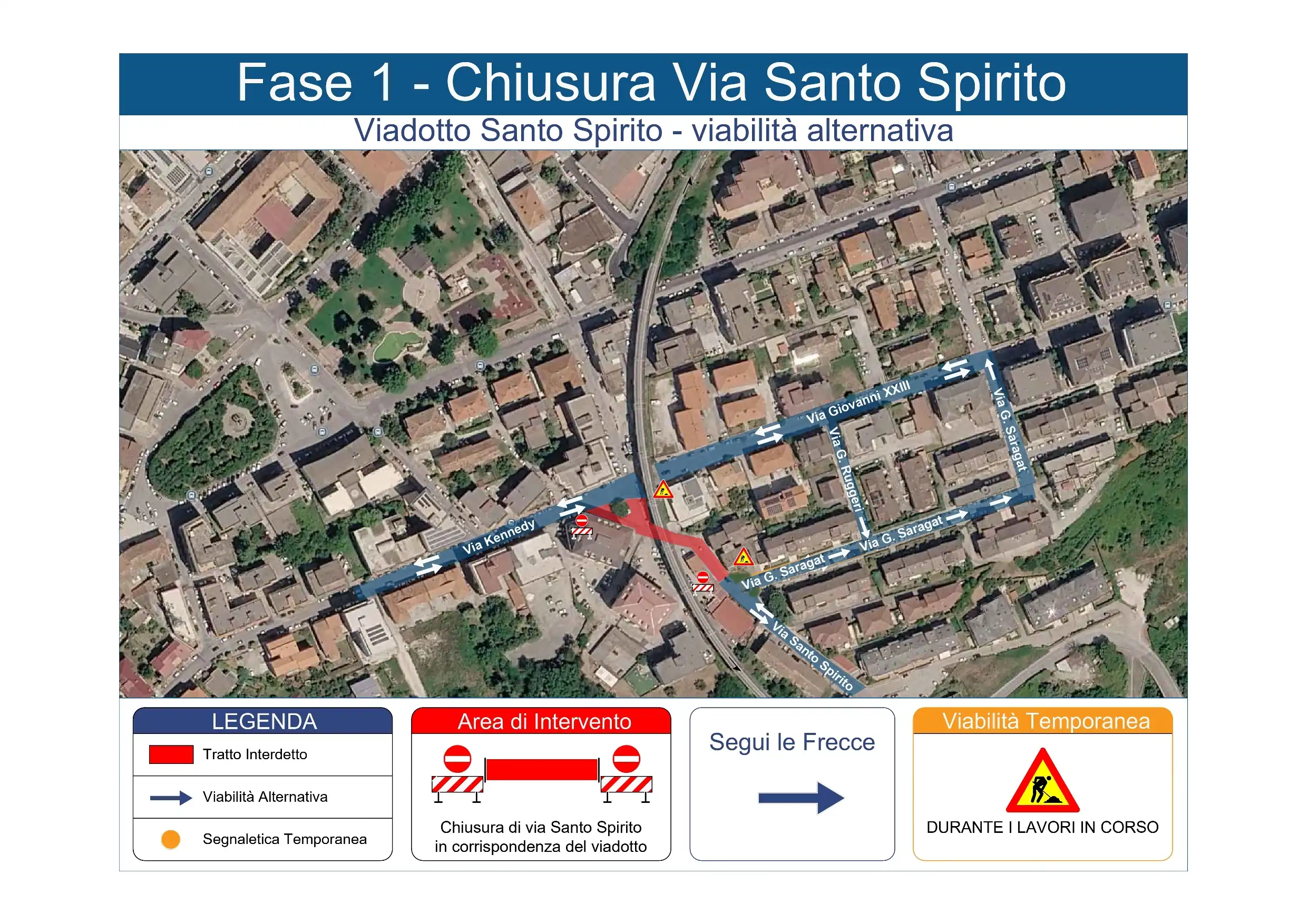 Isernia, modifiche alla viabilità nel centro urbano