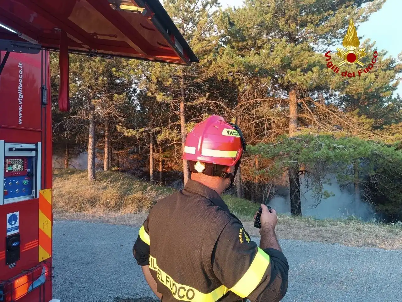 Montefalcone nel Sannio in fiamme: incendio su più fronti, nuovo rogo anche a Mafalda
