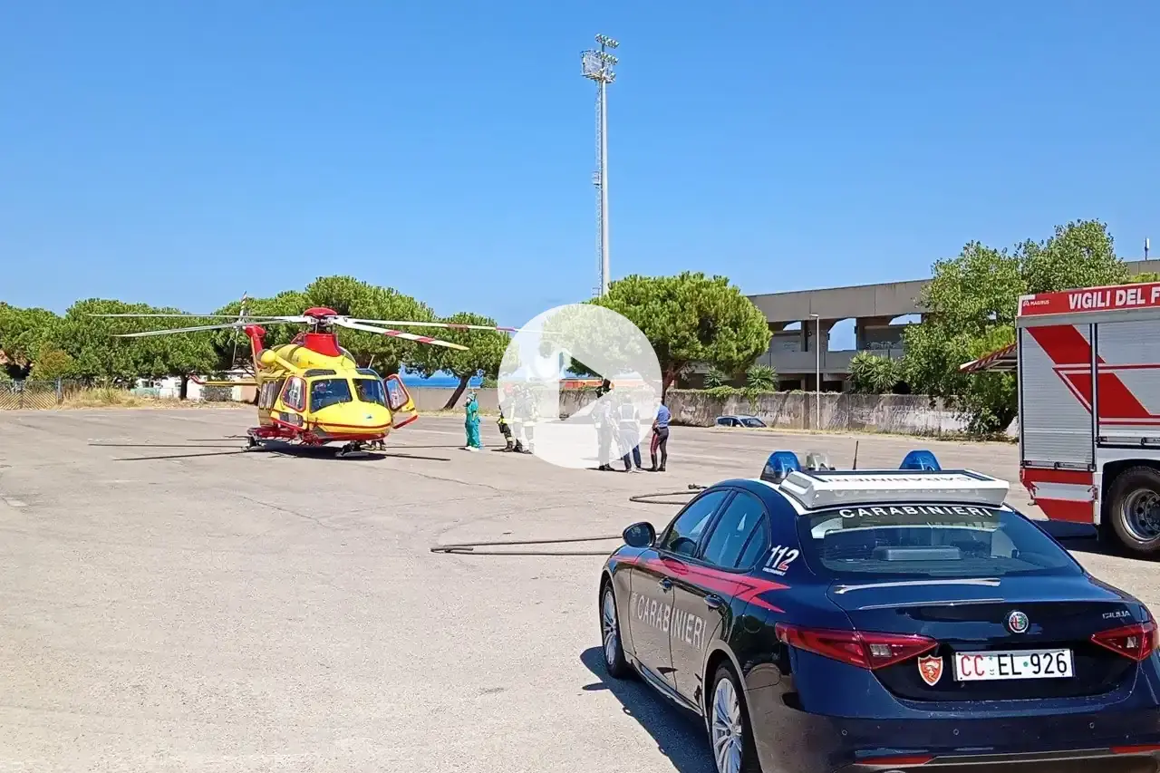 Bambina travolta sul marciapiede: trasferita in elisoccorso